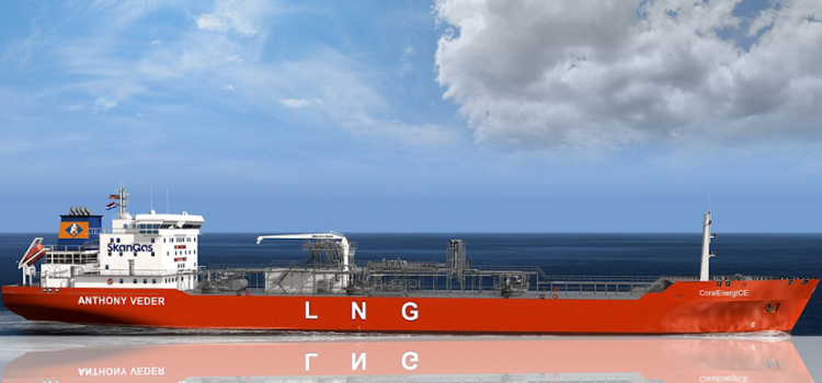LNG gas tanker Coral Energice delivered to Dutch shipping company Anthony Veder
